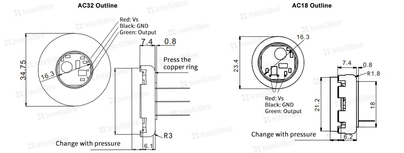 Ceramic Capacitive Pressure Transducer